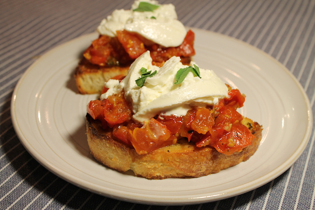 The Kittchen, Tomato and Burrata bruschetta