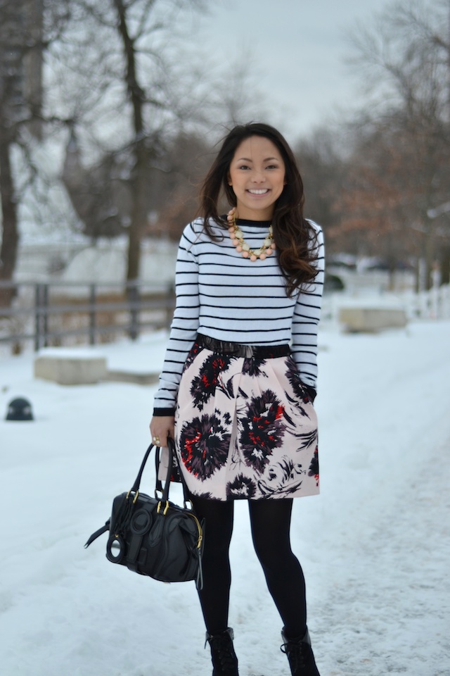 striped sweater, peter som, anthropologie, winter style