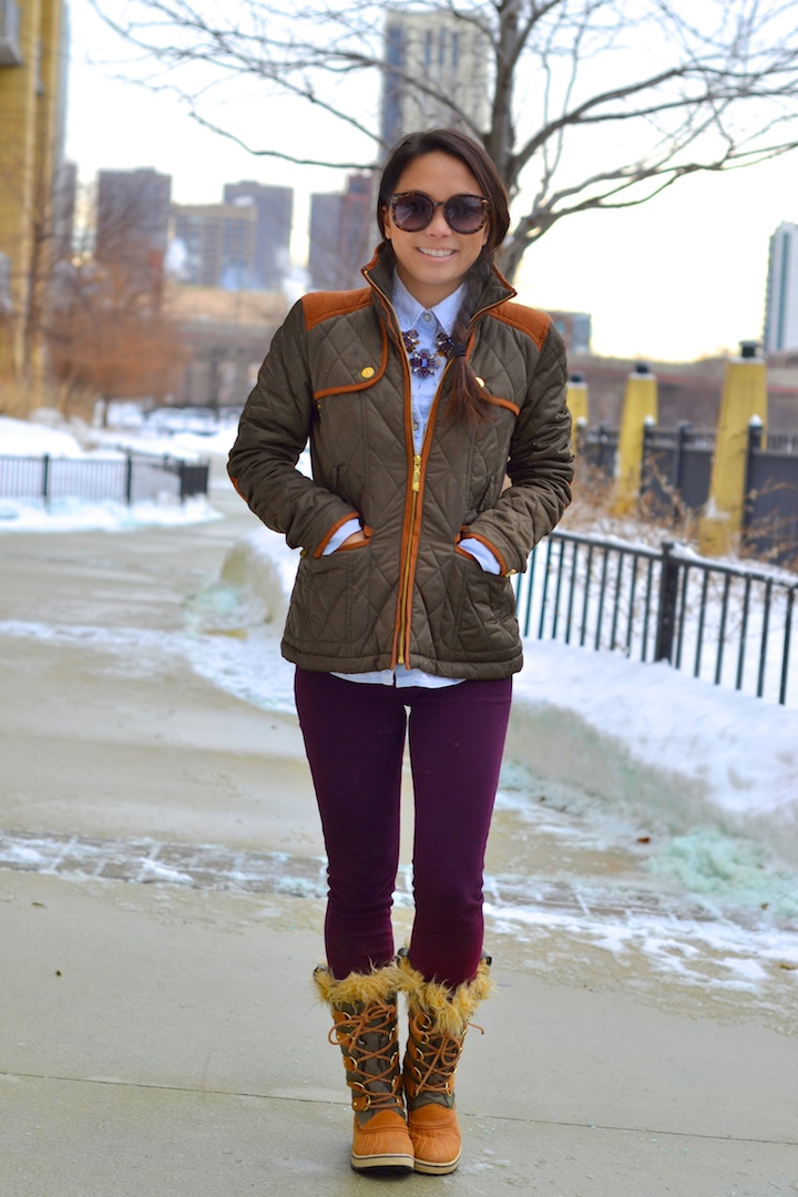 winter style, snow boots, sorel style