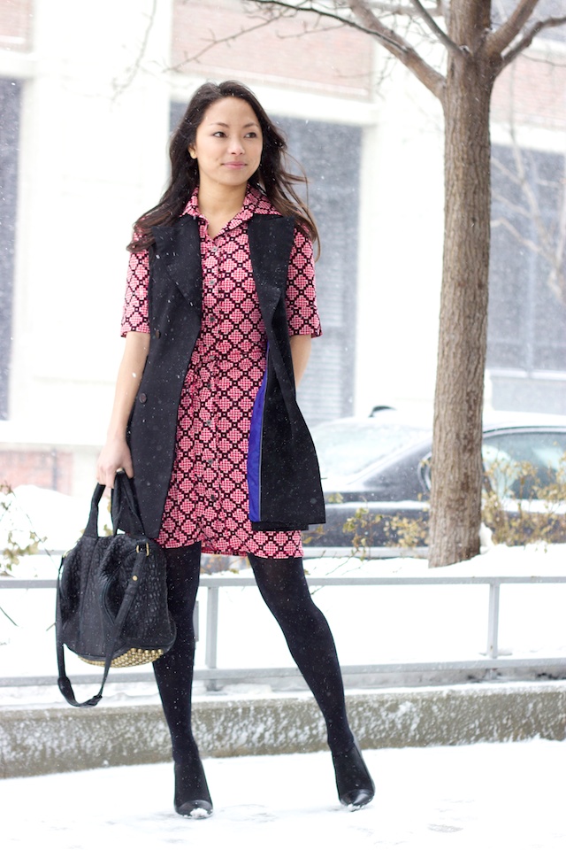 Laundry, shirtdress, Petite style, The Petite Shop, winter style