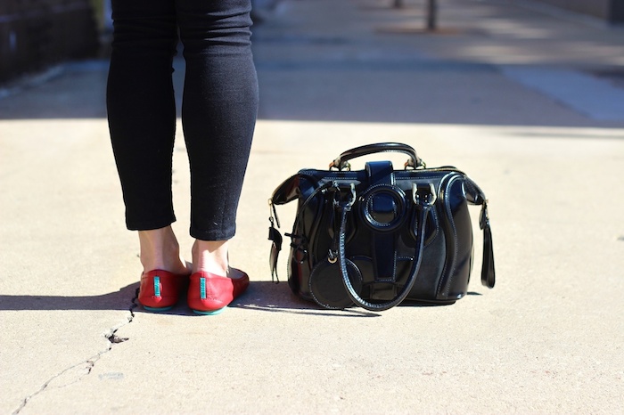 tieks, plaid, tartan, flats, winter style