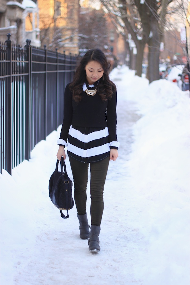 Jbrand, army green, stripes, winter style