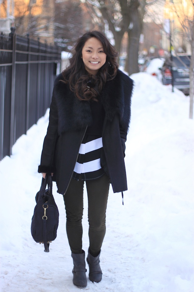 Jbrand, army green, stripes, winter style