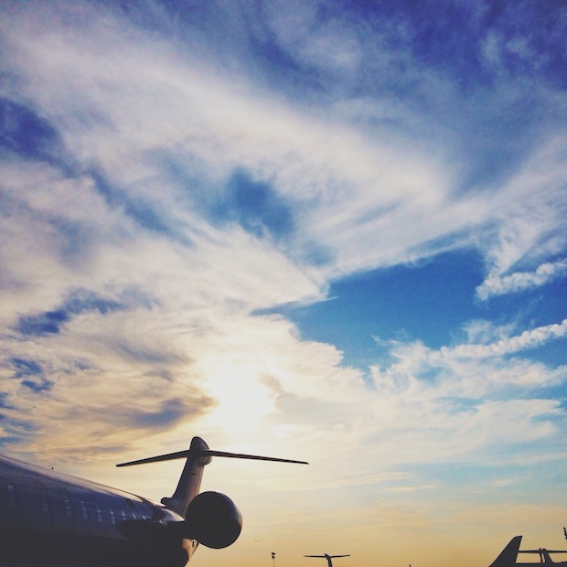 sky, airplane, night flight