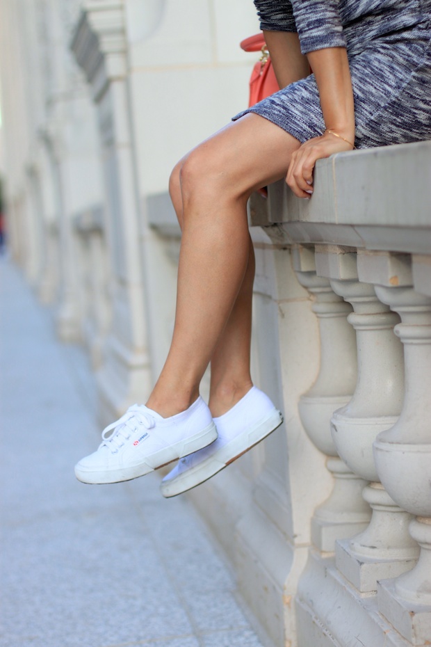 superga sneakers, danielle nicole alexa mini, ann taylor dress, ray ban aviators, kendra scott