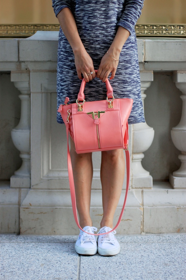 superga sneakers, danielle nicole alexa mini, ann taylor dress, ray ban aviators, kendra scott