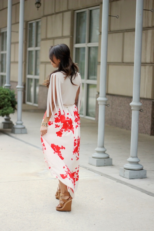 floral midi skirt, rules of etiquette, high low skirt, petite fashion bloggers