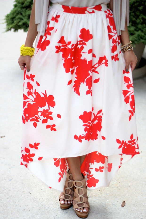 floral midi skirt, rules of etiquette, high low skirt, petite fashion bloggers