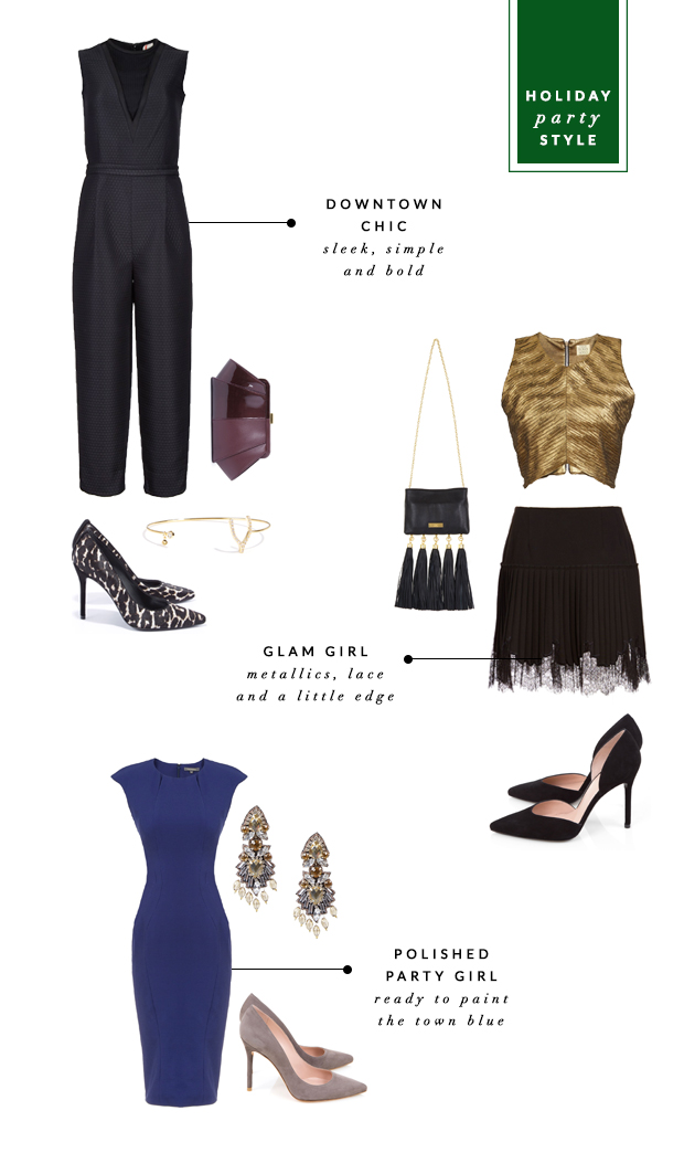 holiday party style, what to wear to holiday parties, holiday party dresses, scoop nyc, shopping guide