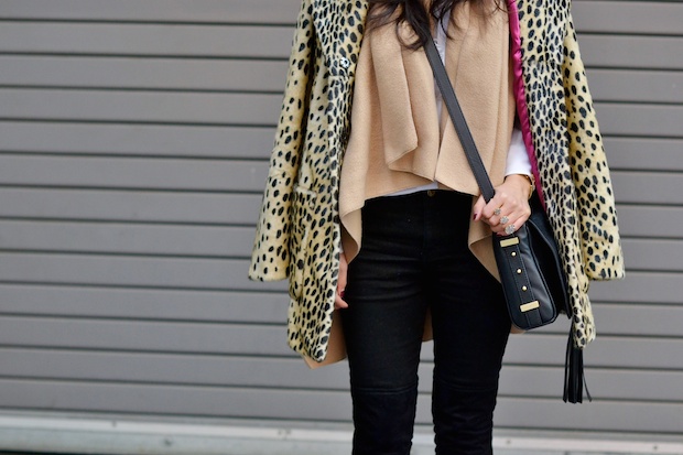 leopard coat, camel and black, camilyn beth, over the knee boots, christine petric, new york bloggers, petite bloggers