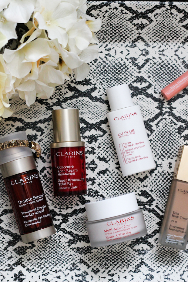clarins, fresh face, spring beauty routine, skincare routine, the view from 5 ft. 2