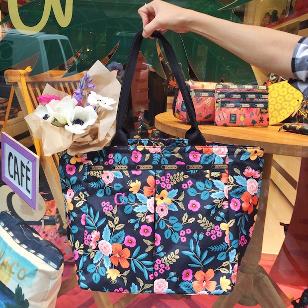 rifle paper co, lesportsac, rifle paper and lesportsac, collaboration