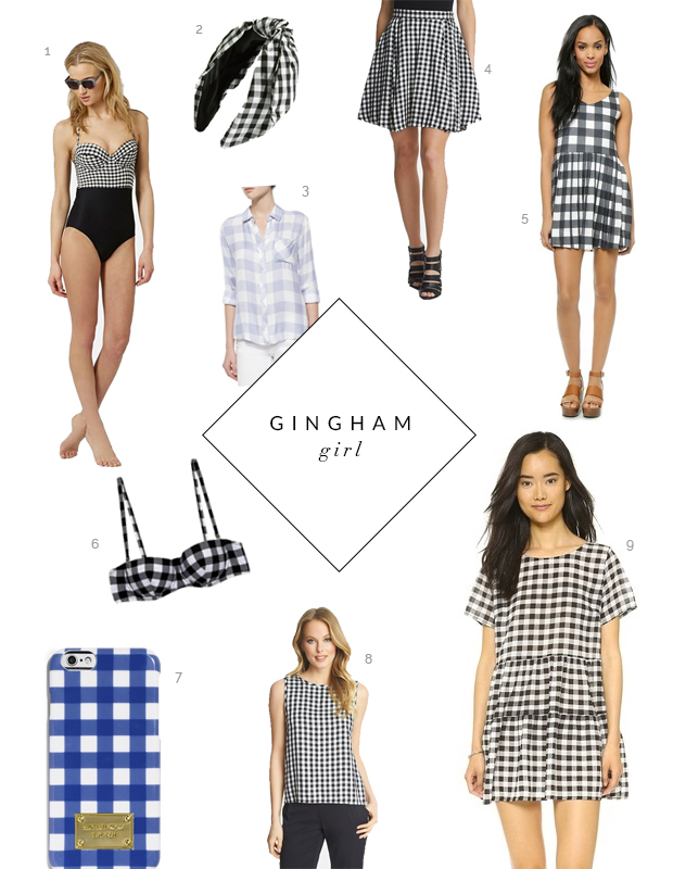 gingham print, gingham dress, gingham, gingham top, gingham swimsuit, the view from 5 ft. 2