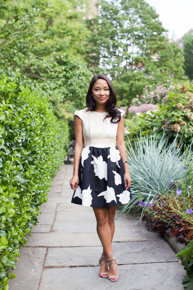 anthropologie dresses, troubadour, contrast study dress, christine petric, the view from 5 ft. 2, anthropologie petites, cocktail dress