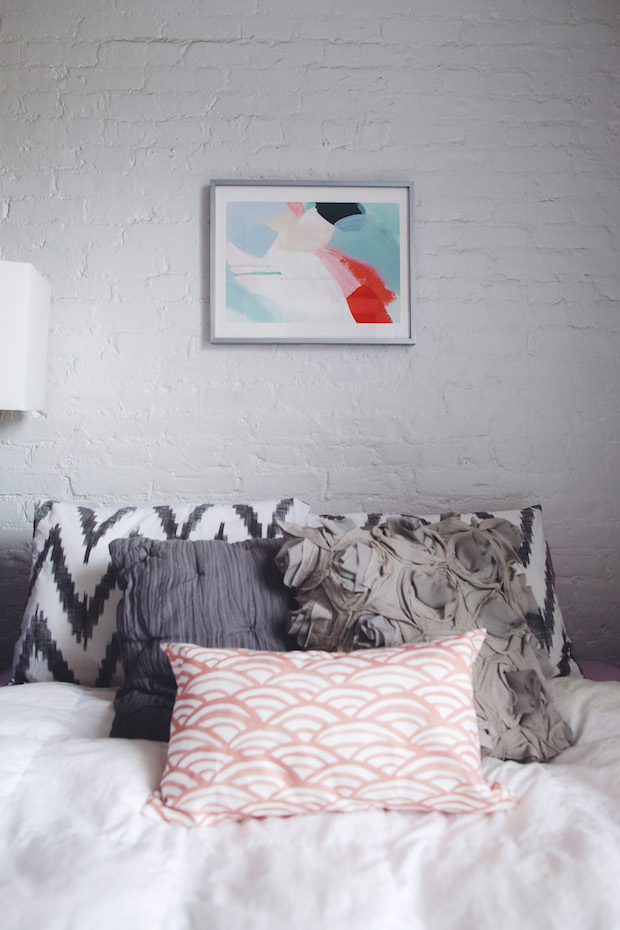minted art, minted at home, christine petric, the view from 5 ft. 2, decorating small apartment