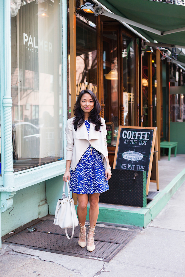 susan monaco, henri bendel bedford drawstring, sam edelman lace up heels, christine petric, the view from 5 ft. 2