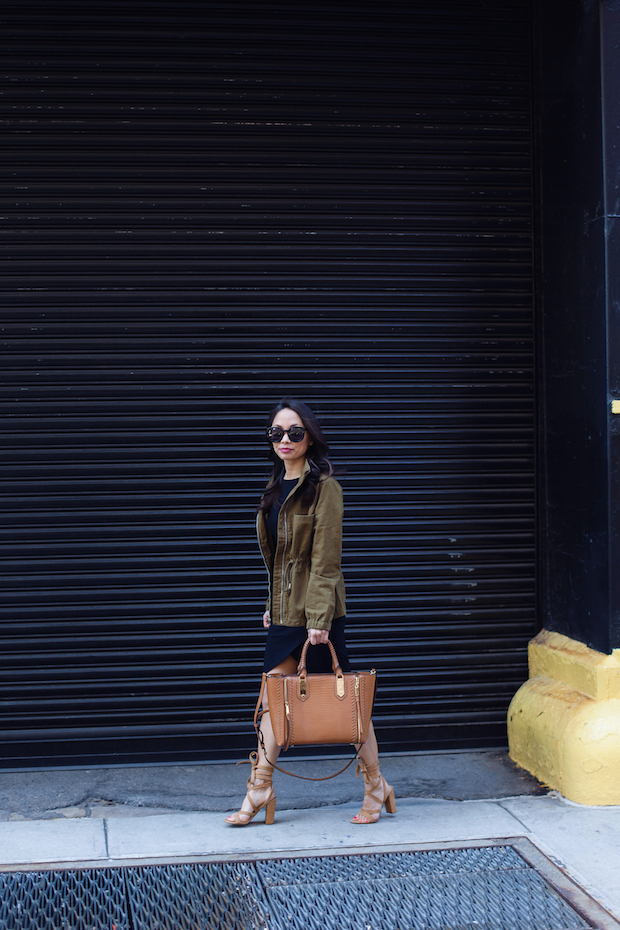 city sandals, ivanka trump, henri bendel, utility jacket, the view from 5 ft. 2