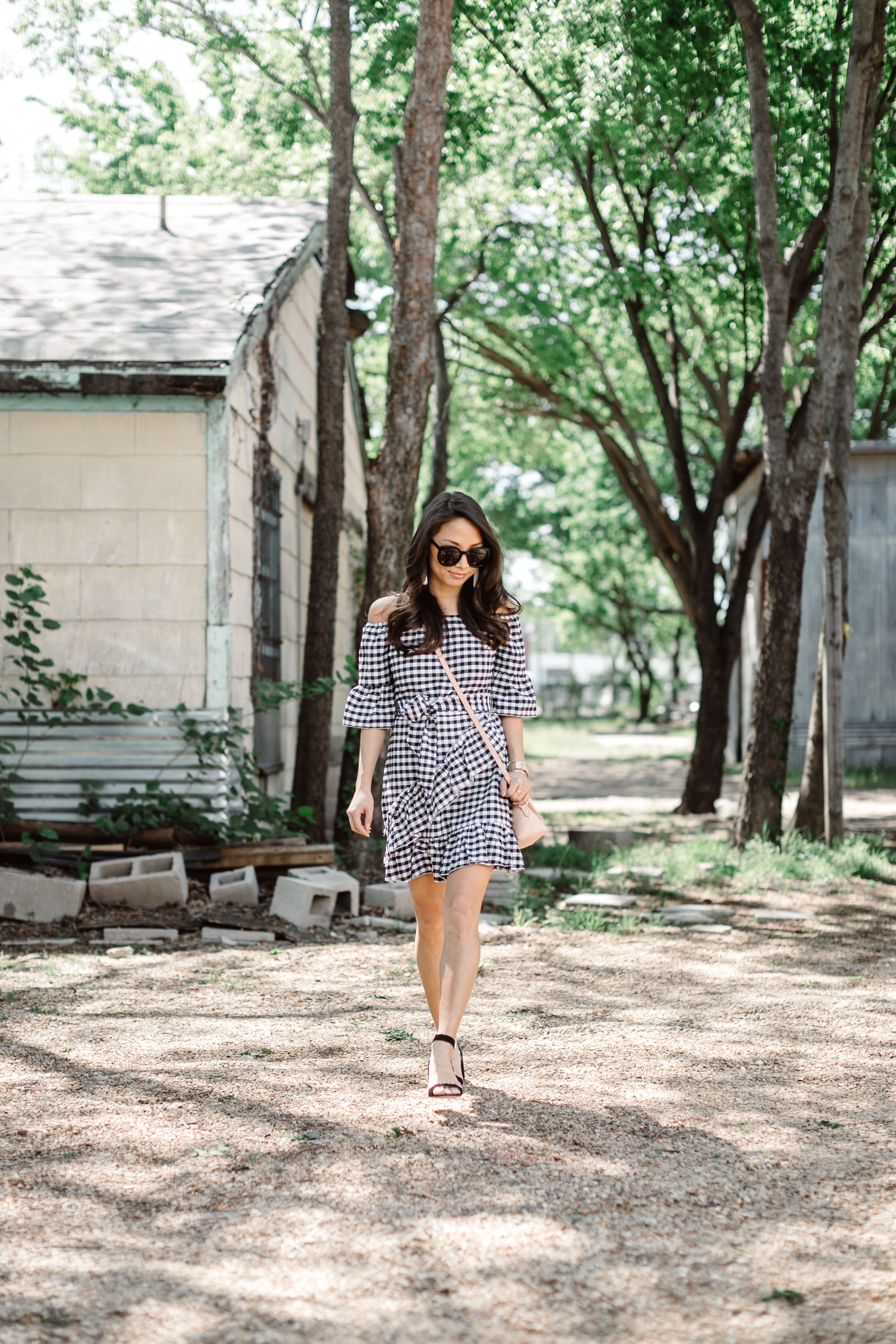 gingham dress, gingham, dresses under $50, southern style, the view from 5 ft. 2, petite dresses