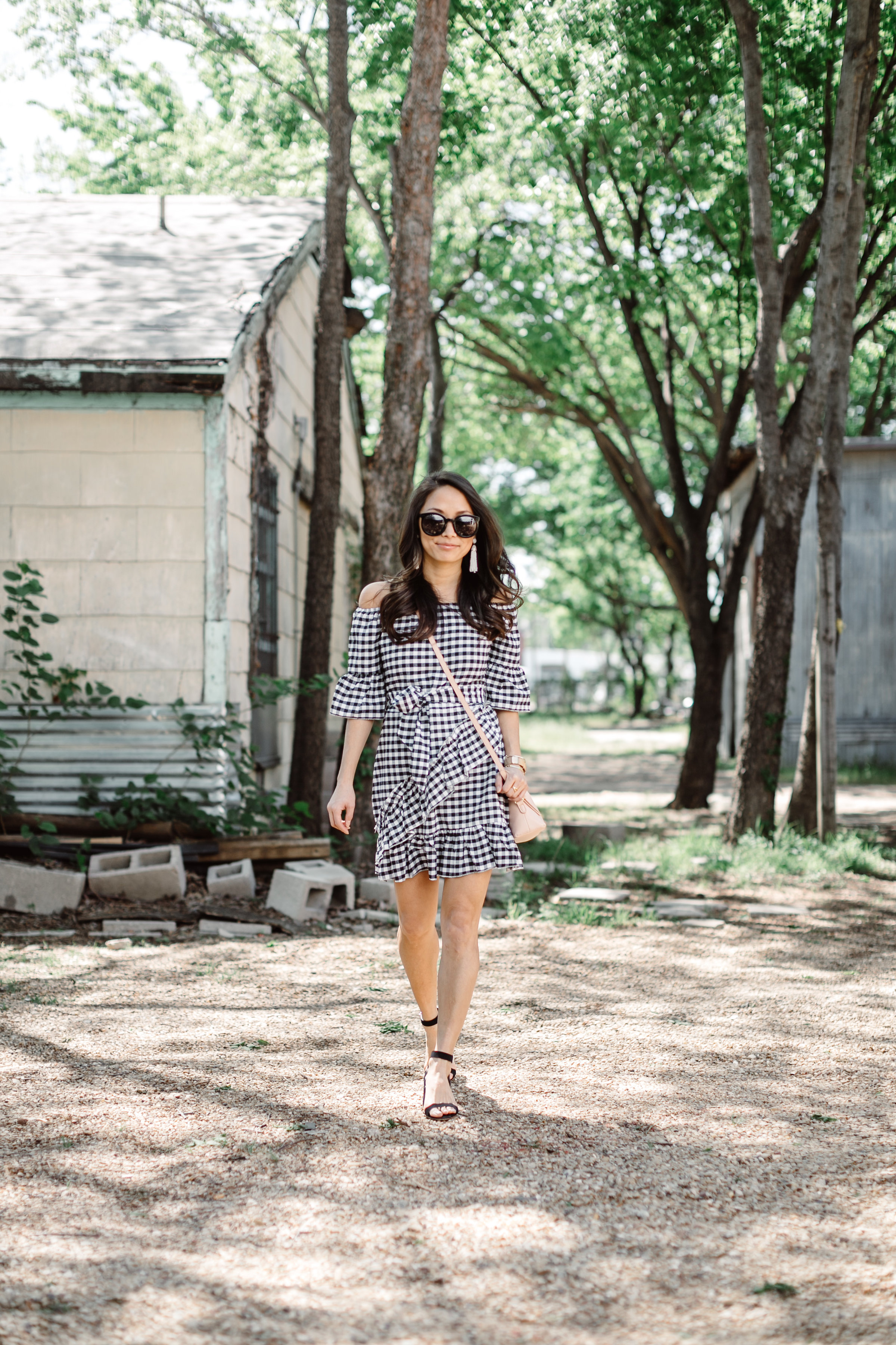 gingham dress, gingham, dresses under $50, southern style, the view from 5 ft. 2, petite dresses