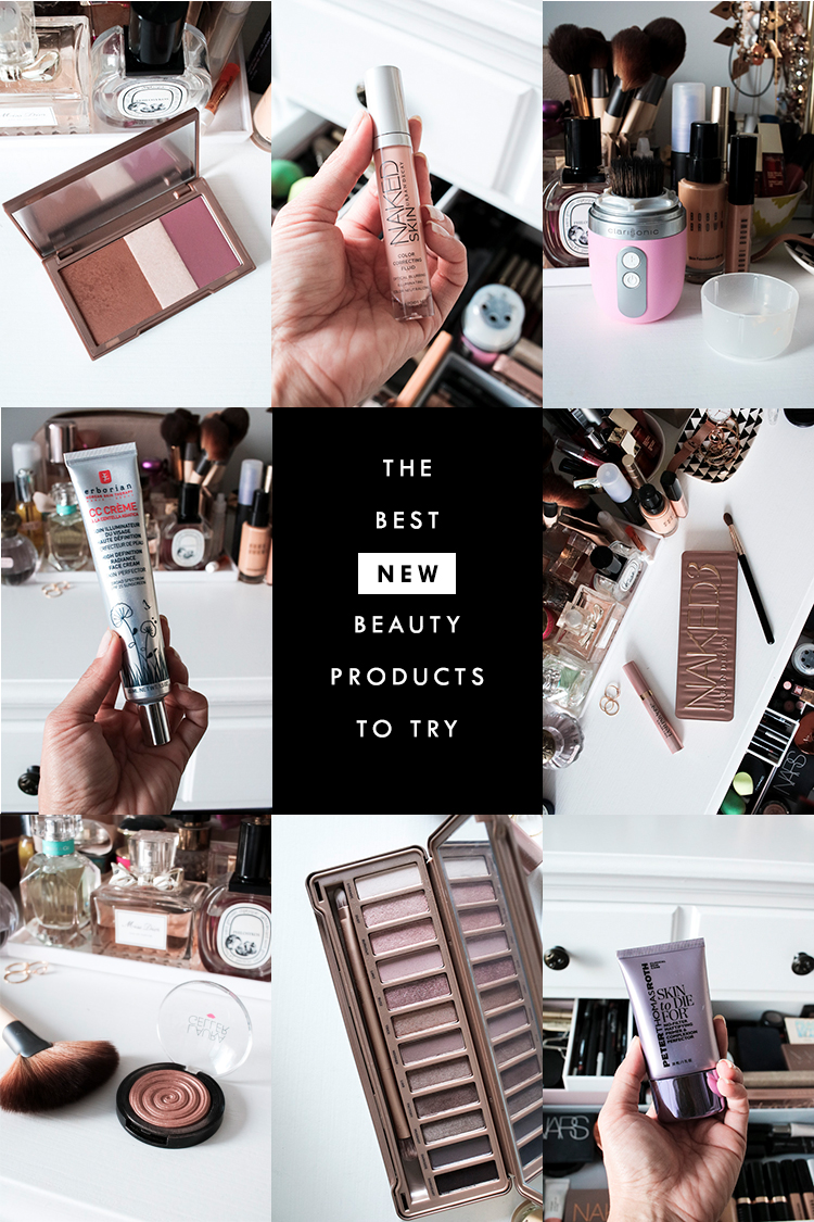 new beauty products, new makeup, clarisonic foundation brush, urban decay eyeshadow palette