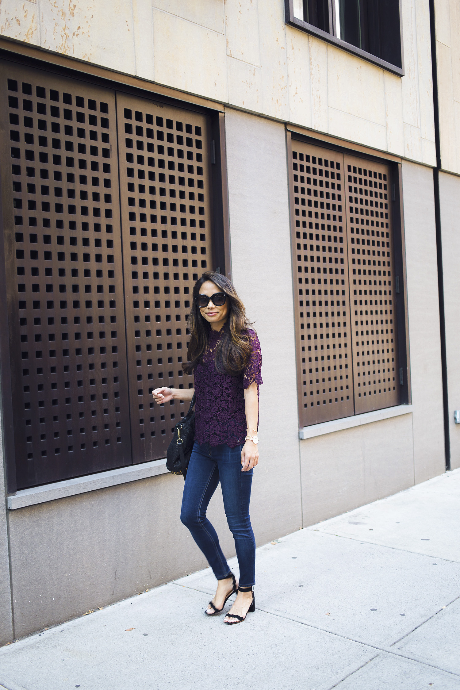 nordstrom lace top, fall outfit ideas