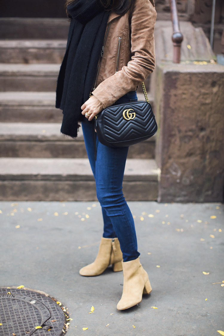 scarves under $50, nordstrom, booties, suede moto jacket