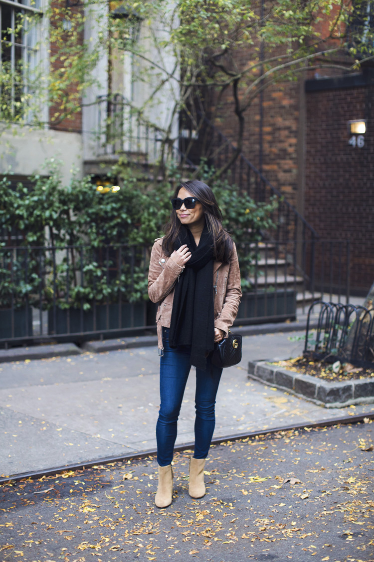 scarves under $50, nordstrom, booties, suede moto jacket