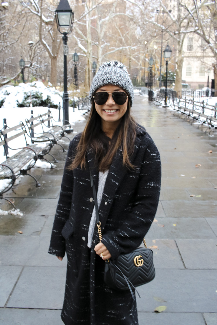 bernardo coat, sweater coat