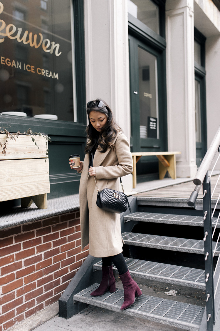 camel coat, club monaco coat, winter coats, booties, petite style, petite bloggers