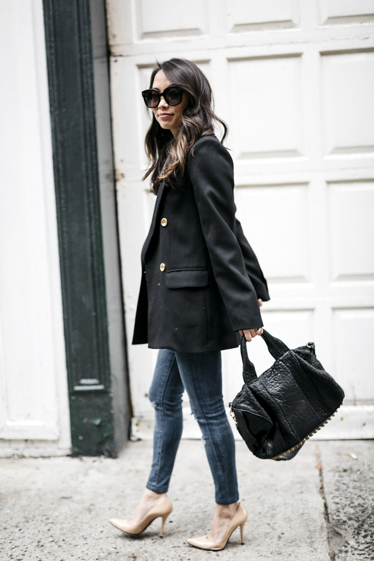reformation blazer, oversized blazer, styling a blazer