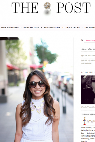 Bauble Bar, The Post, blogger style, baublebar necklaces