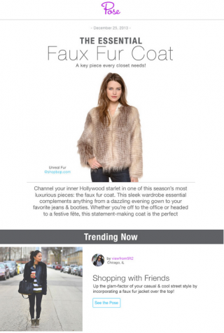 Pose, faux fur coat, street style
