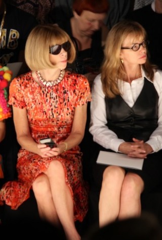 anna wintour, anna wintour fashion week, new york fashion week, nicki minaj fashion week