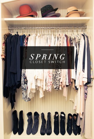 spring cleaning, closet organization, changing seasons in your closet