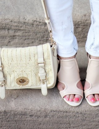 sole society, mih jeans, nude heels