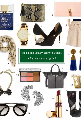 holiday gift guide, gifts for her, gifts for classic girl, girly gifts, blogger gift guide