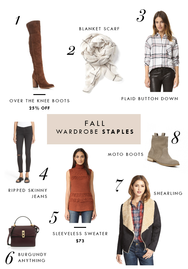 8 Fall Wardrobe Staples | The View From 5 Ft. 2