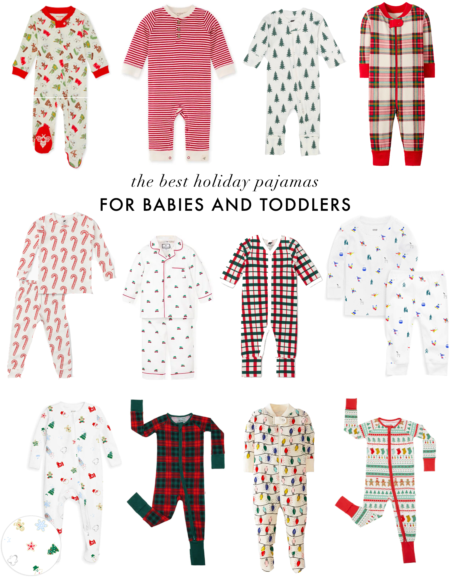The Best Holiday Pajamas for Babies and Toddlers The View From 5 Ft. 2